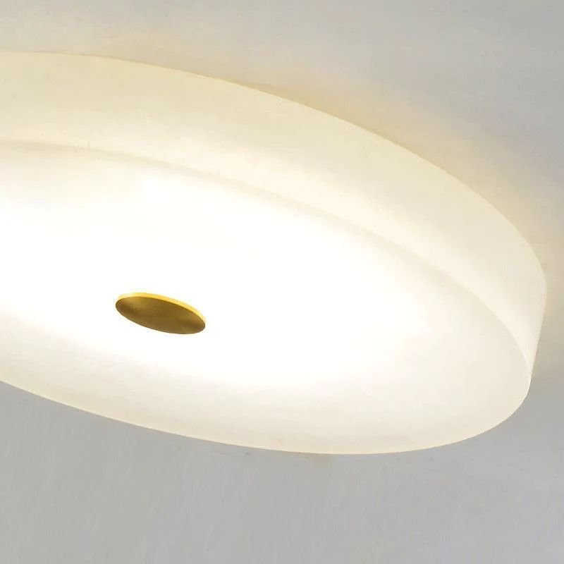 Alabaster Round Led Flushmount 11.8" 15.7" 19.7"-Flush Mount-Manorlights