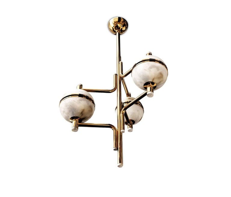 Alabaster Suspension Chandelier - Manorlights