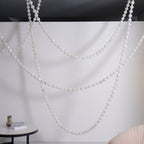 Alabaster Pearl Necklace Chandelier by Manor Lights