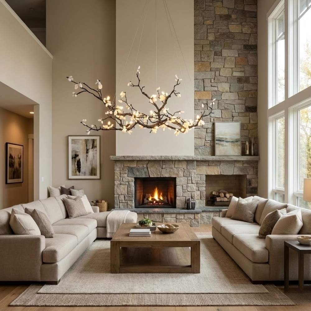 Alba Tree Branch Chandelier-Manorlights