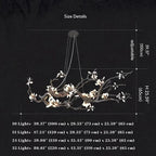Alba Tree Branch Chandelier-Manorlights
