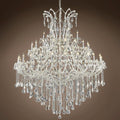 48 Lights Big Maria Theresa Chandelier 59X71 Inch Chrome Crystal Chandelier for Living Room-大吊灯-Manorlights