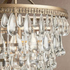 Anabelle Round Chandelier 17''23''H - 23''Manorlights