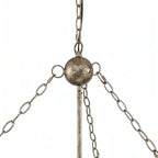 Andalucian Round Chandelier 24"35" in clear by Blush Lighting