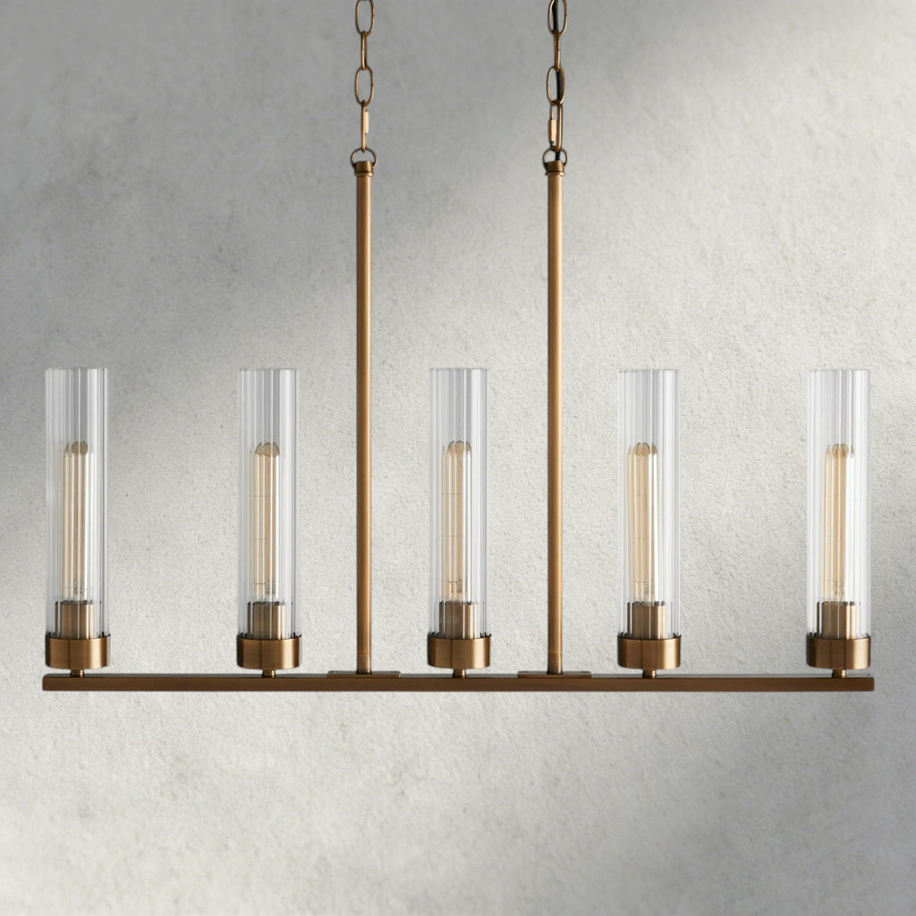 Andreas 5-Light Linear Chandelier
