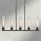 Bronze Andreas 5-Light Linear Chandelier