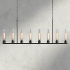 8 Light / Bronze Andreas Linear Chandelier