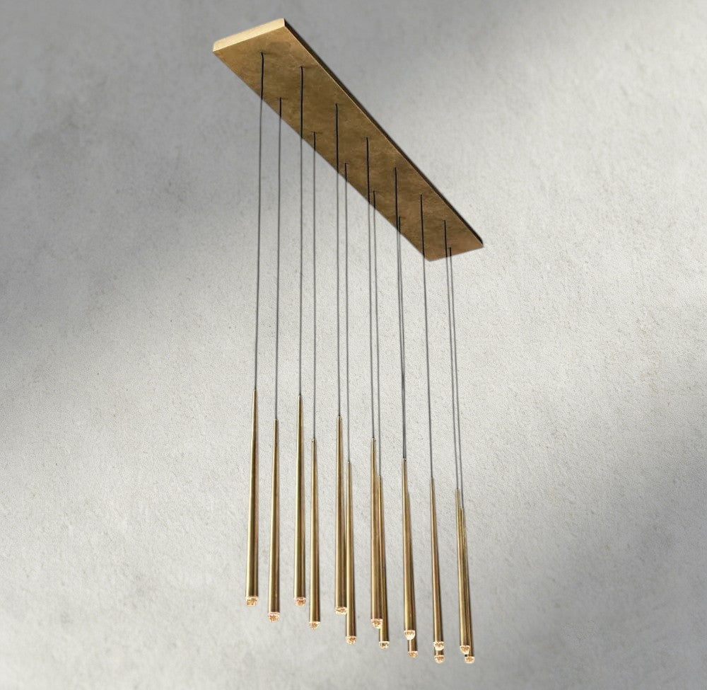 Aquitaine Linear Chandelier 72"-chandelier-Manorlights