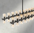 Arcachon LED Rectangular Chandelier 54", 72"-chandelier-Manorlights