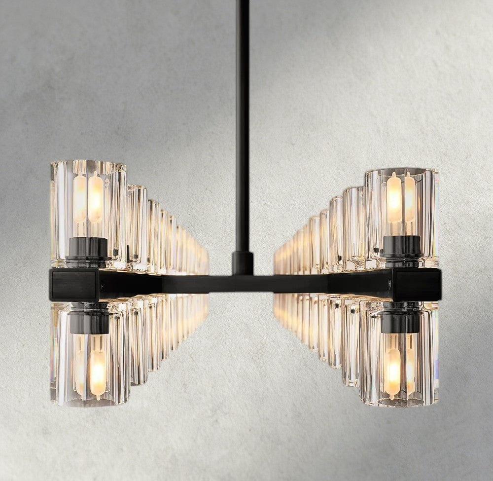 Arcachon LED Rectangular Chandelier 54", 72"-chandelier-Manorlights
