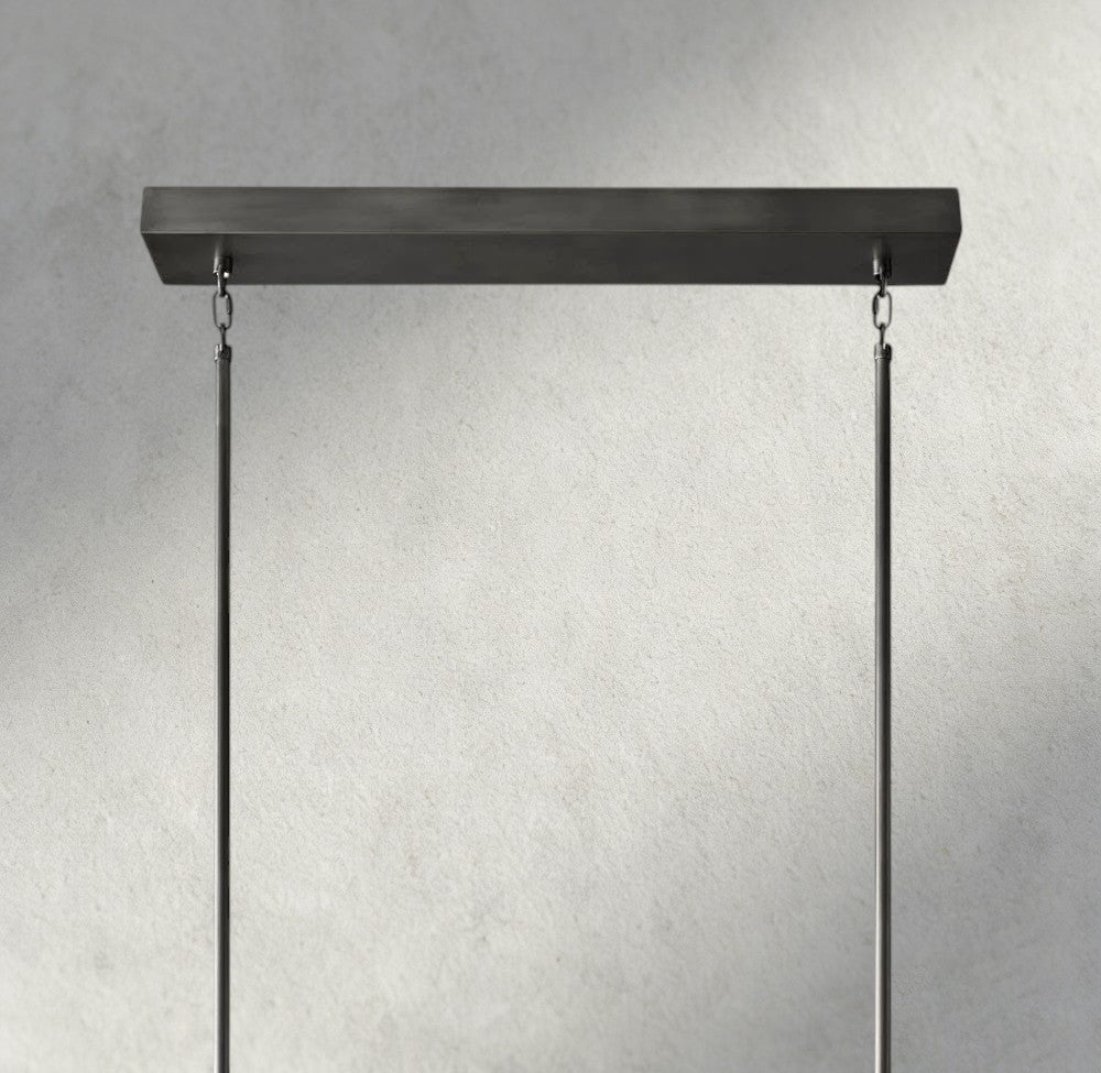 Arcachon LED Rectangular Chandelier 54", 72"-chandelier-Manorlights
