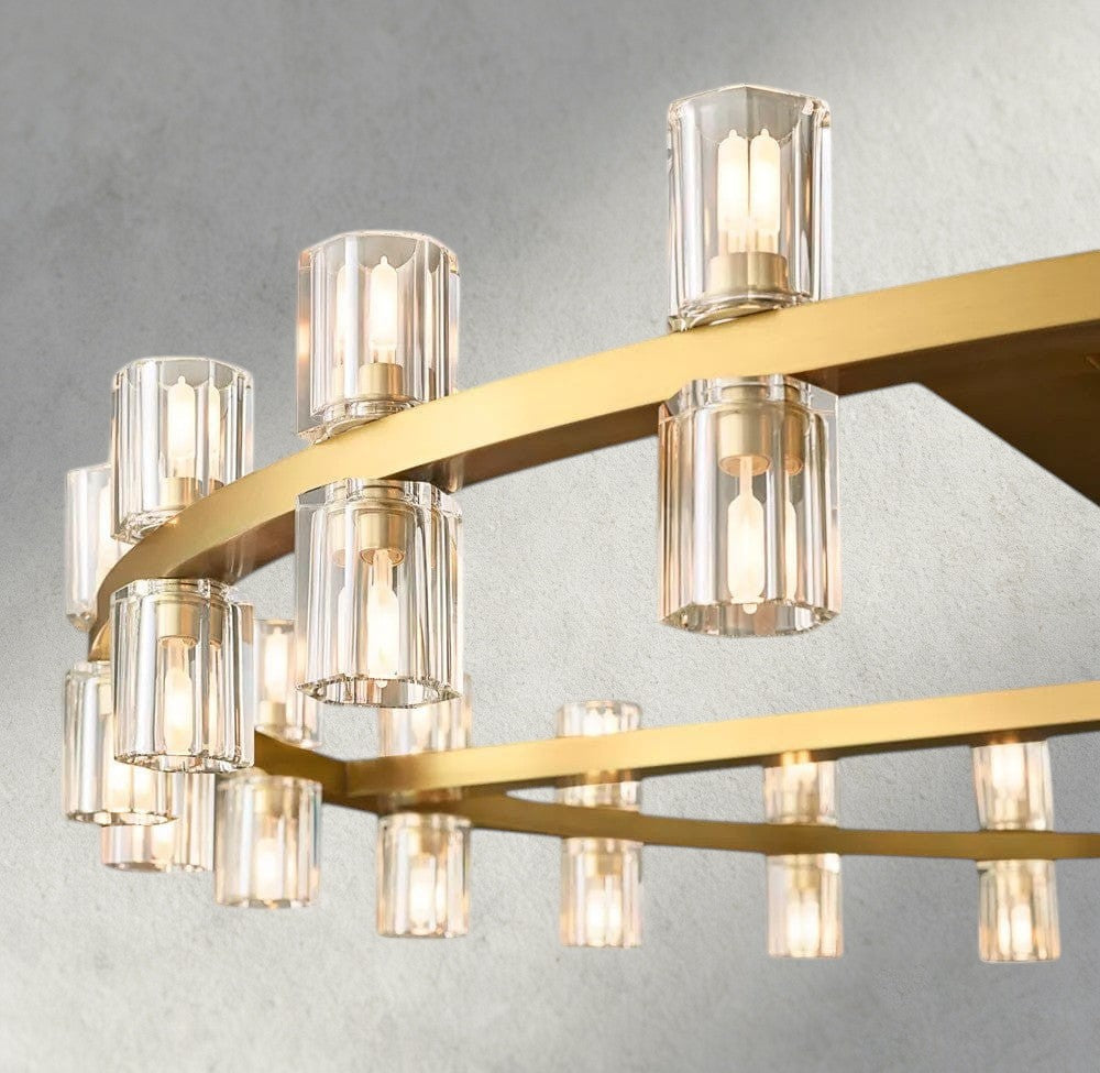 Arcachon LED Round Chandelier 36", 48", 60"-chandelier-Manorlights
