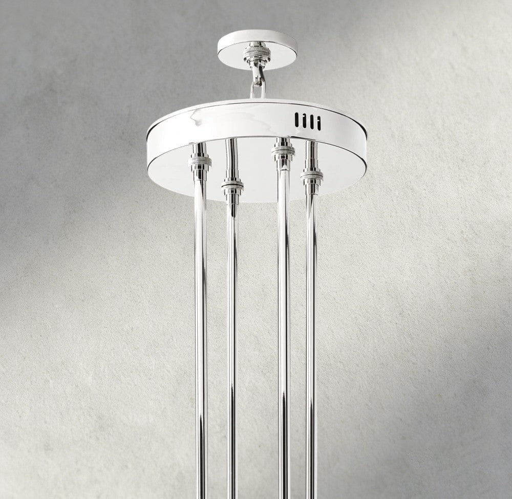 Arcachon LED Round Two-Tier Chandelier 60"-chandelier-Manorlights