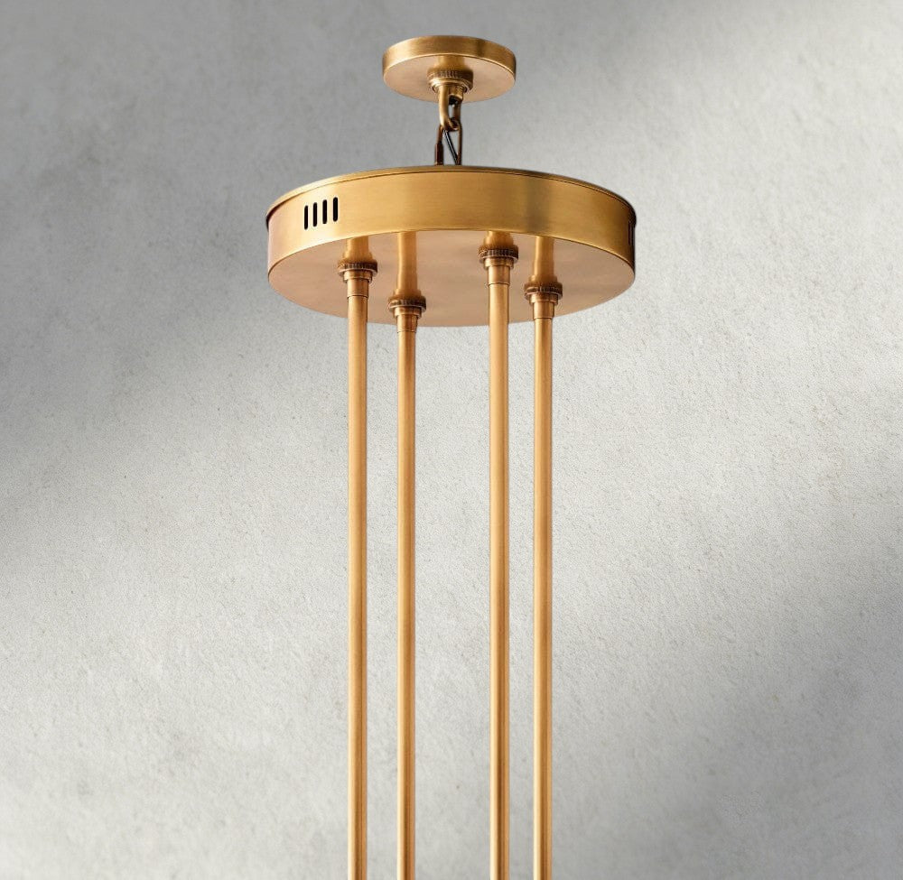 Arcachon LED Round Two-Tier Chandelier 60"-chandelier-Manorlights