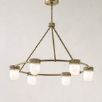 Arora Alabaster Chandelier 35" - Manorlights