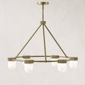 Arora Alabaster Chandelier 35" - Manorlights