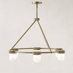 Arora Alabaster Chandelier 35" - Manorlights