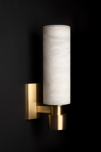 Ashton Alabaster Wall Sconce-Wall Sconce-Manorlights