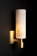 Ashton Alabaster Wall Sconce-Wall Sconce-Manorlights
