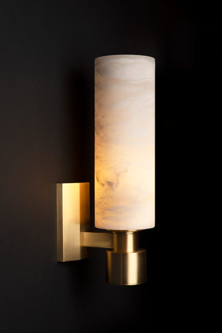 Ashton Alabaster Wall Sconce-Wall Sconce-Manorlights