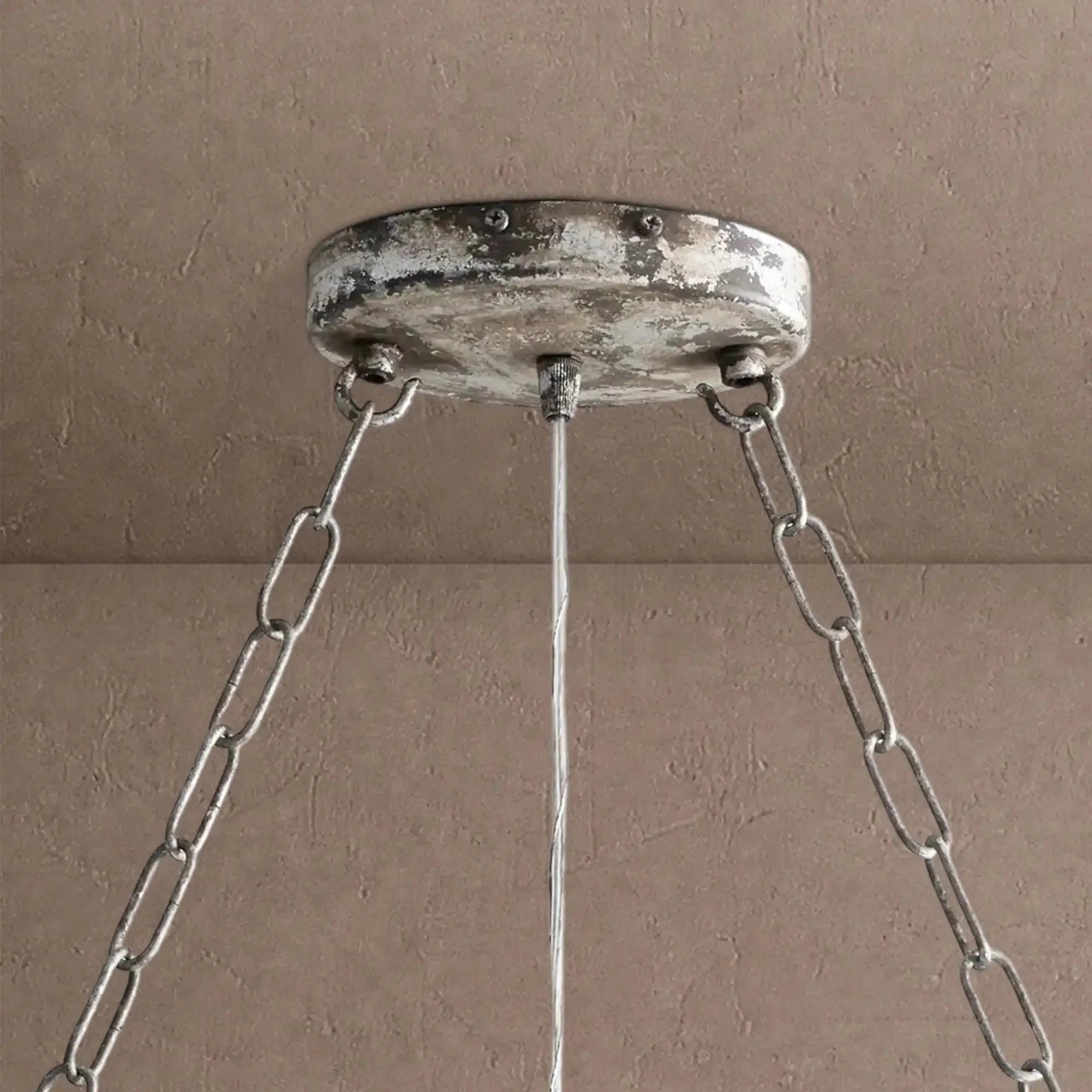 Aubrey 7 Light Oval Chandelier - BlackBlushlighting