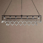 Aubrey Rectangular Chandelier 47''60'' - 60‘’BronzeBlushlighting