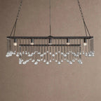 Aubrey Rectangular Chandelier 47''60'' - 47‘’BronzeBlushlighting