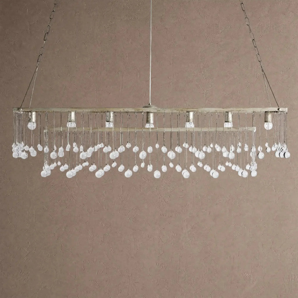 Aubrey Rectangular Chandelier 47''60'' - 60‘’BronzeBlushlighting