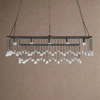 Aubrey Rectangular Chandelier 47''60'' - 60‘’BrassBlushlighting