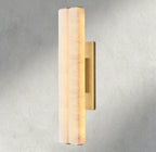 Audubon Alabaster Double Sconce-Manorlights