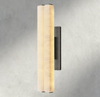 Audubon Alabaster Double Sconce-Manorlights