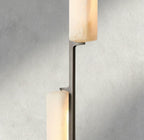 Audubon Alabaster Linear Chandelier 54"-Manorlights