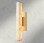 Audubon Alabaster Single Sconce-Manorlights