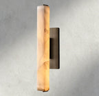 Audubon Alabaster Single Sconce-Manorlights