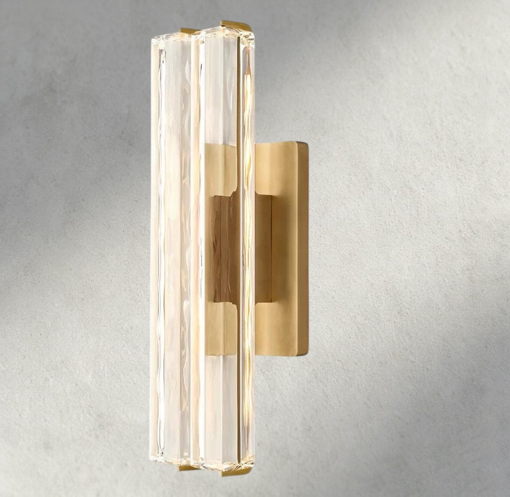 Audubon Crystal Double Sconce-Manorlights