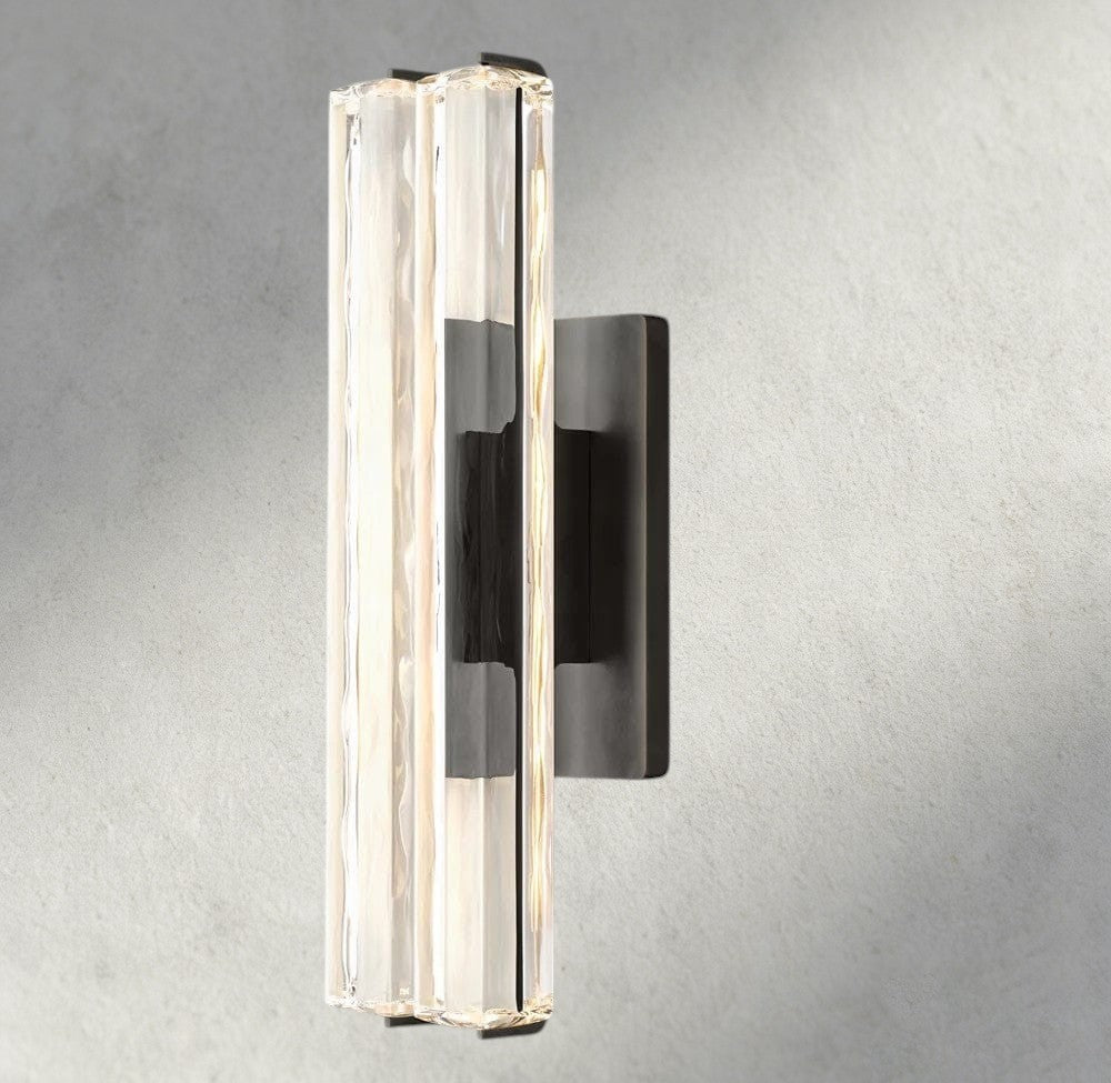 Audubon Crystal Double Sconce-Manorlights