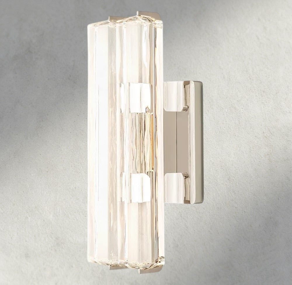 Audubon Crystal Double Sconce-Manorlights