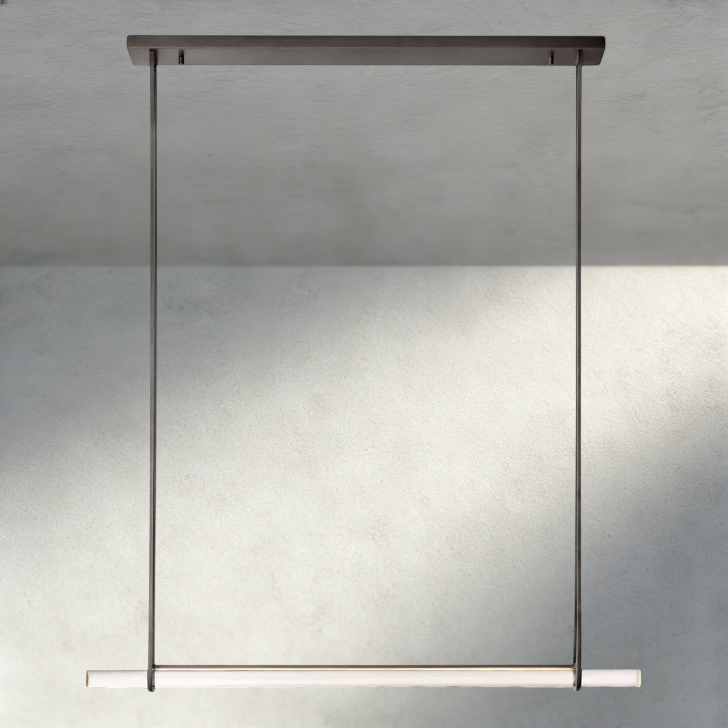 Audubon Crystal Linear Single Bar Chandelier-Manorlights