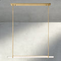 Audubon Crystal Linear Single Bar Chandelier-Manorlights