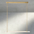 Audubon Crystal Linear Single Bar Chandelier-Manorlights
