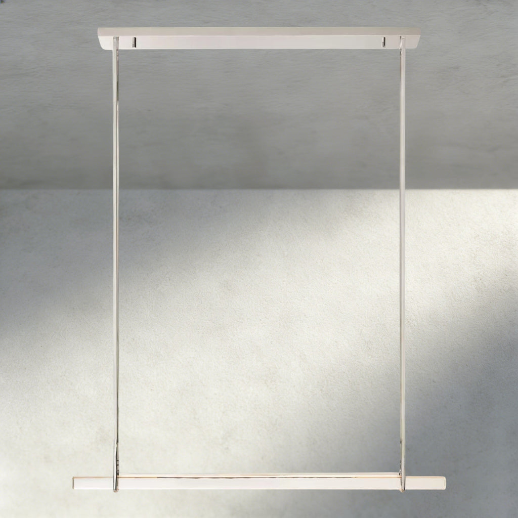 Audubon Crystal Linear Single Bar Chandelier-Manorlights