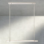Audubon Crystal Linear Single Bar Chandelier-Manorlights