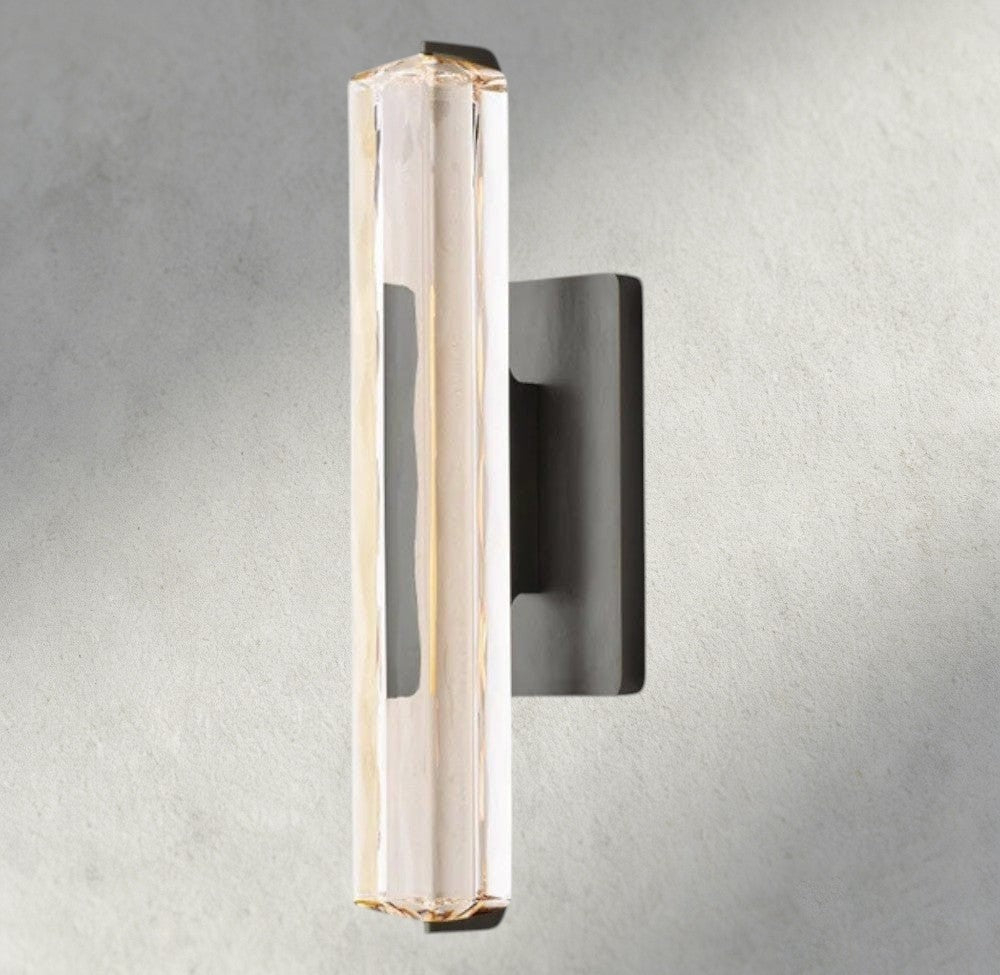 Audubon Crystal Single Sconce-Manorlights