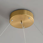 Austen Alabaster Chandelier - 6 heads D 60cm x H 15cm / ∅ 23.6″ x H 5.9″Brass＆WhiteManorlights