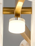 Austen Alabaster Chandelier - 6 heads D 60cm x H 15cm / ∅ 23.6″ x H 5.9″Brass＆WhiteManorlights