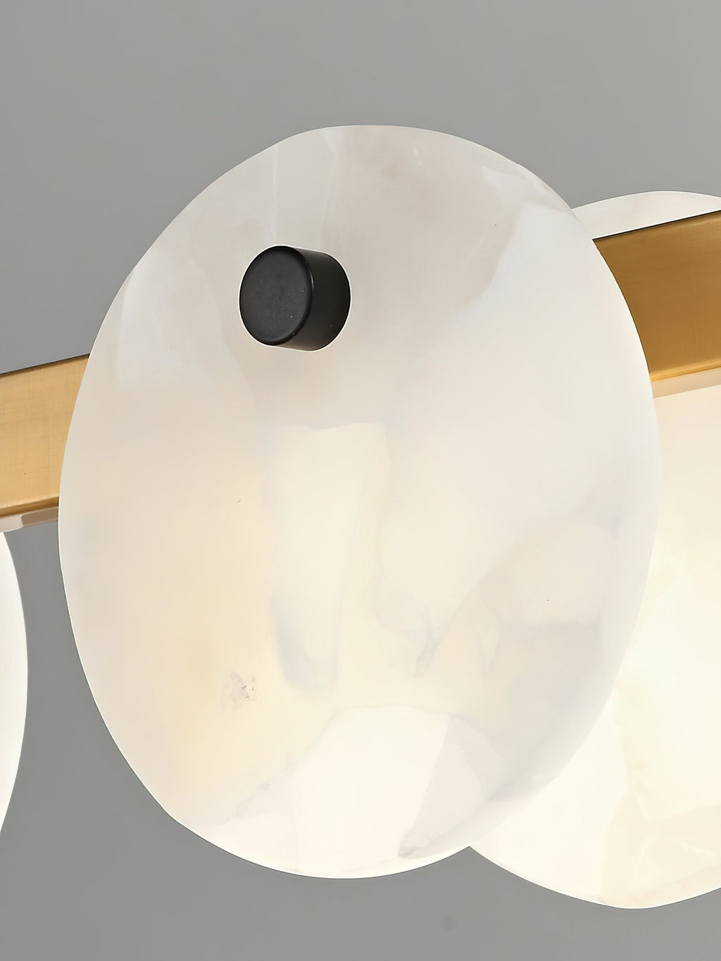 Austen Alabaster Chandelier - 6 heads D 60cm x H 15cm / ∅ 23.6″ x H 5.9″Brass＆WhiteManorlights