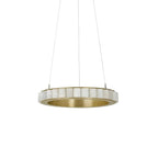 Avalon Alabaster Round Chandelier - 15.7″Dia x 59″HCopperWarm White-Manorlights
