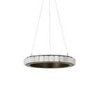 Avalon Alabaster Round Chandelier - 15.7″Dia x 59″HBlackWarm White-Manorlights
