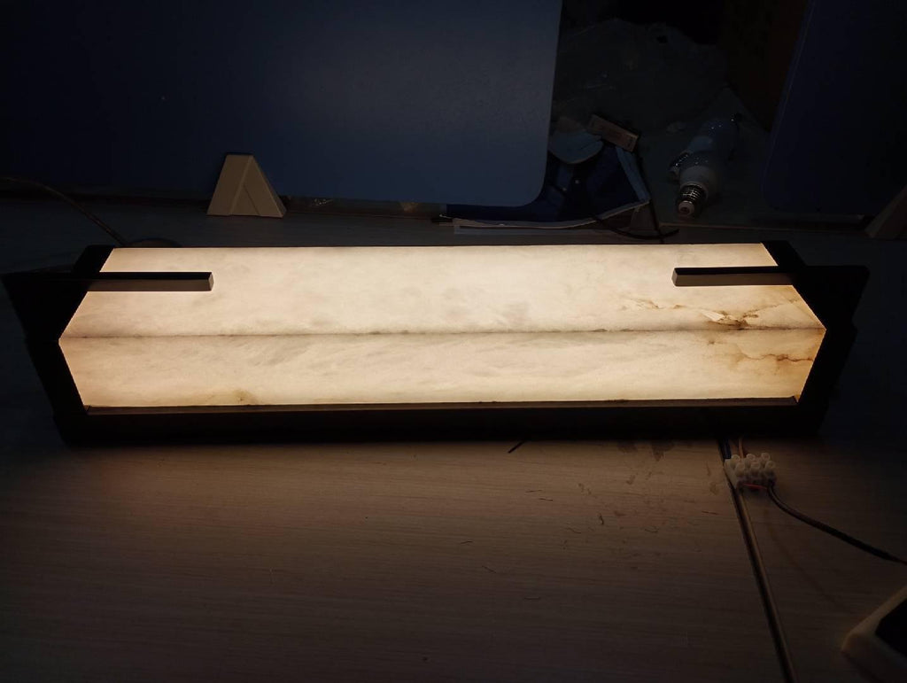 Beckett Alabaster Wall Sconce-NORMAL-Manorlights