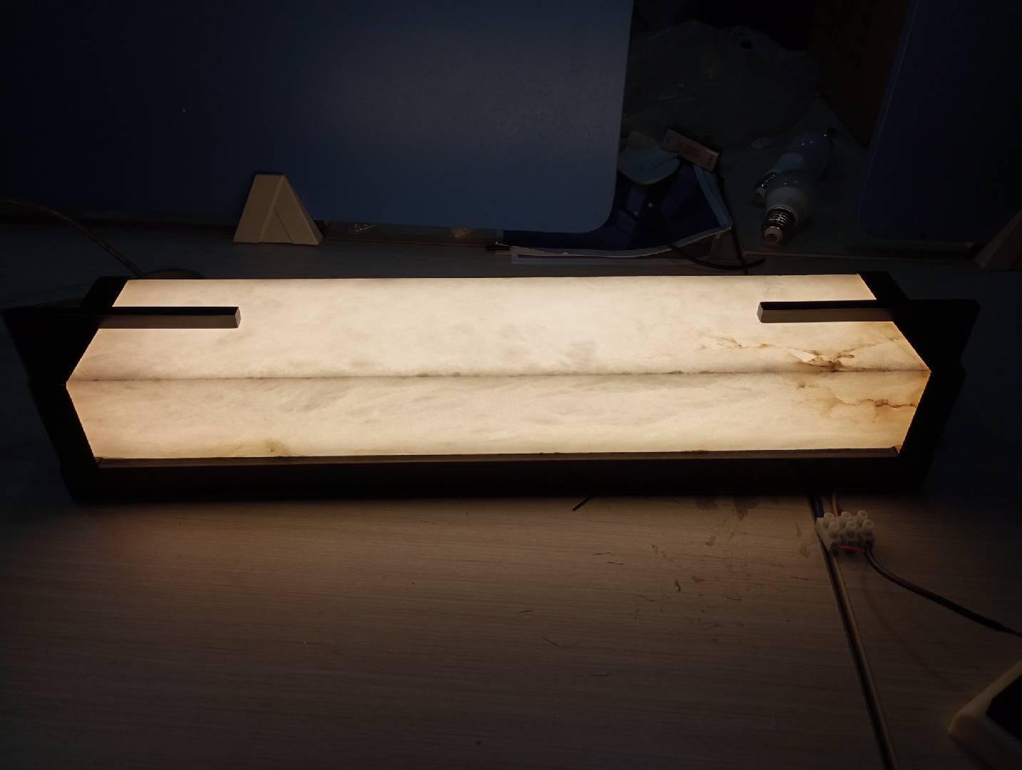 Beckett Alabaster Wall Sconce-NORMAL-Manorlights
